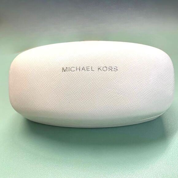 Michael Kors Accessories - Michael Kors White Hard Clam Shell Sunglasses Case
